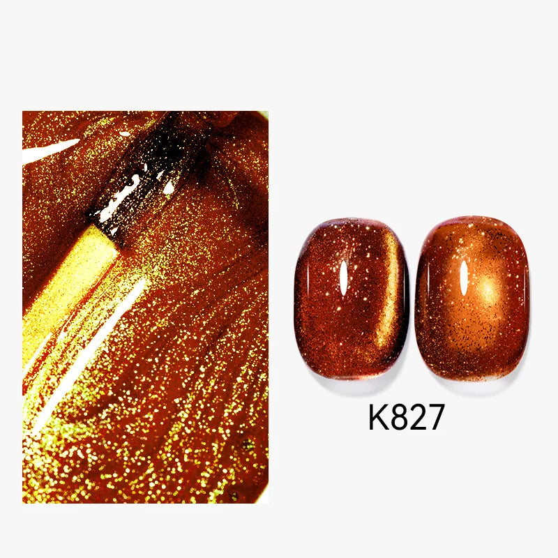 MAYCHAO Cat Eye Magnetic Gel Nail Polish Glitter Effect Semi Permanent Soak Off UV Gel Varnish Manicure For Nail Art