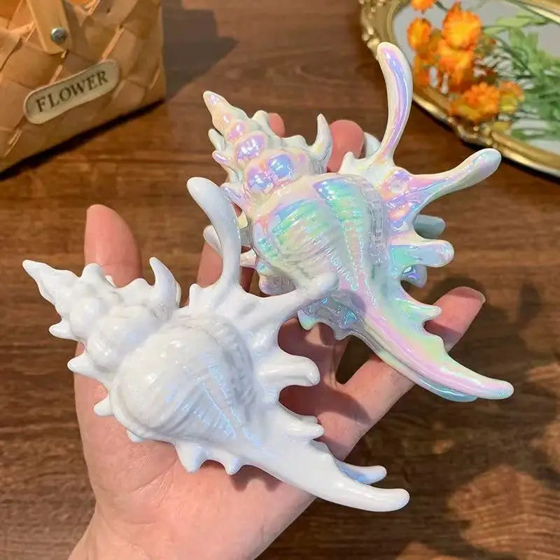 1pc seaside vacation style acrylic sea shell hair clip high-end feeling bun shark clip versatile temperament hair accessory