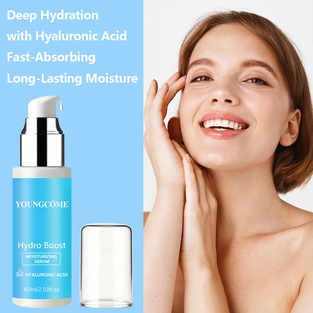 Hydro Boost Hyaluronic Acid Moisturizing Serum - Instant Hydration, Non-Greasy, Fast-Absorbing, Long-Lasting Moisture for Dry