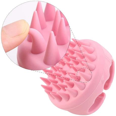 Hair Scalp Massager Shampoo Brush Scalp Exfoliator for Dandruff Removal for Hair Growth Wet Dry Scalp Exfoliator Brush