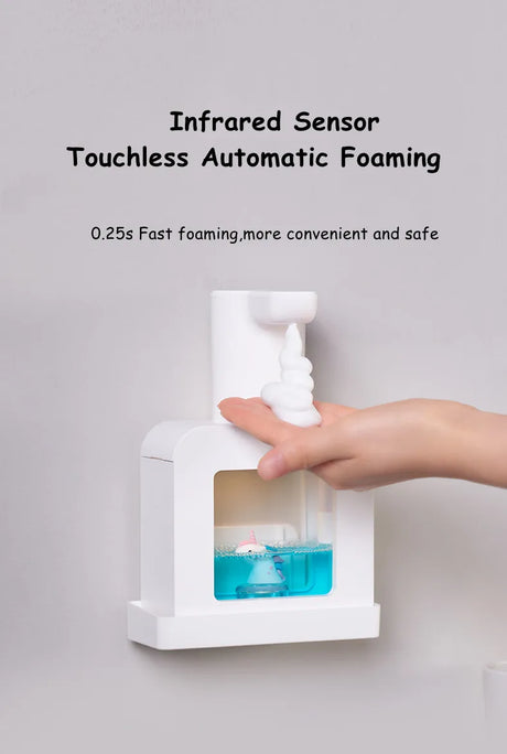New Automatic Soap Dispenser Cute Pet Contact Free Hand Sanitizer USB Charging 400ml Liquid Dispensers Wash Handtizer Personal