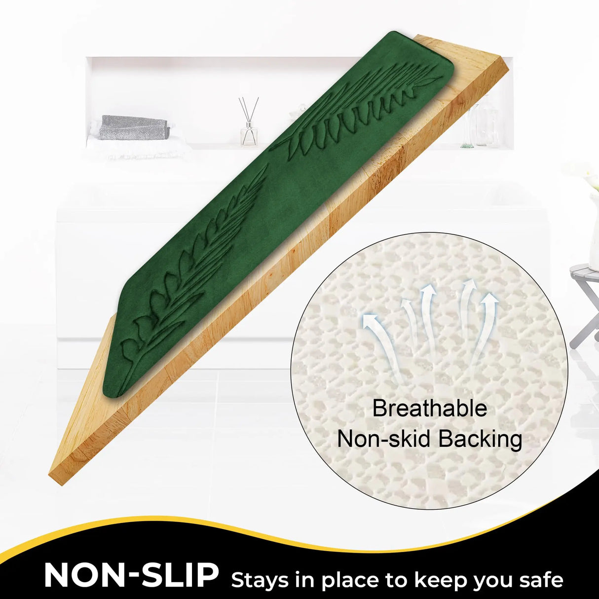 Fashion Bath Rug Soft Non-Slip Quick Dry Bath Mat Absorbent floor mat bathroom mat Machine Washable Shower Anti-slip Carpet