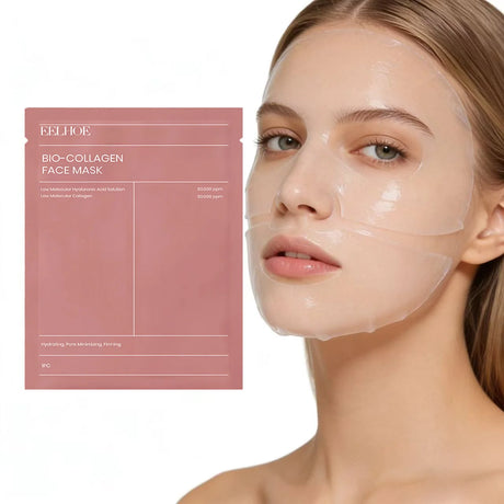 Bio Collagen Face Mask 1/3/ 5/10pcs, Deep Hydrating, Pore Minimizing, Moisturizing Overnight Mask for All Skin Types 