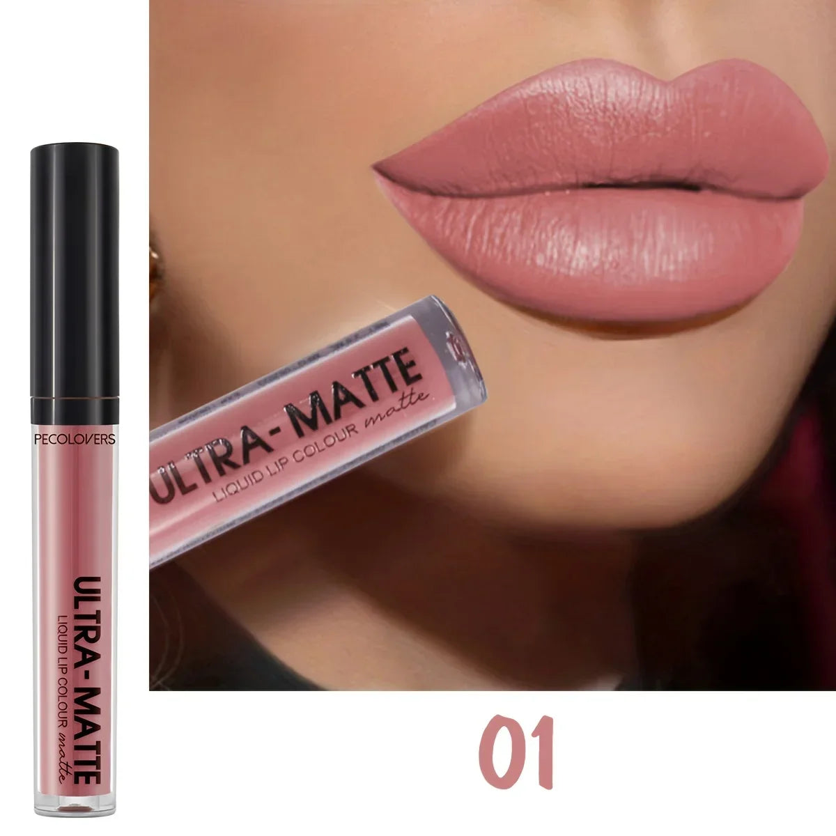 1PC 12-color Matte Lip Gloss, Velvet Sexy Liquid Lipstick, Long-lasting, Waterproof, Lip Makeup