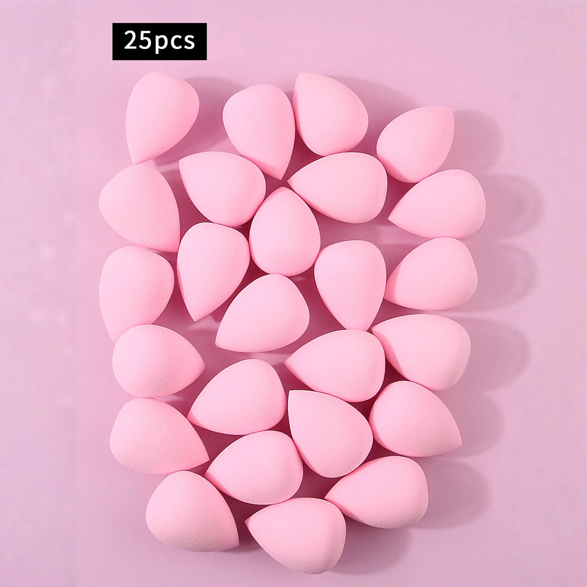 100/50/30/25/20/12PCS XL Super Affordable Large Soft Makeup Sponge Beauty Egg Set, No Powder Sticking Portable Makeup Tool