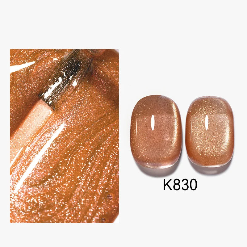 MAYCHAO Cat Eye Magnetic Gel Nail Polish Glitter Effect Semi Permanent Soak Off UV Gel Varnish Manicure For Nail Art