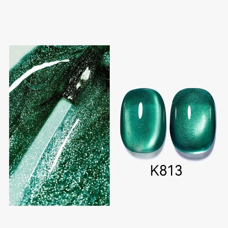 MAYCHAO Cat Eye Magnetic Gel Nail Polish Glitter Effect Semi Permanent Soak Off UV Gel Varnish Manicure For Nail Art