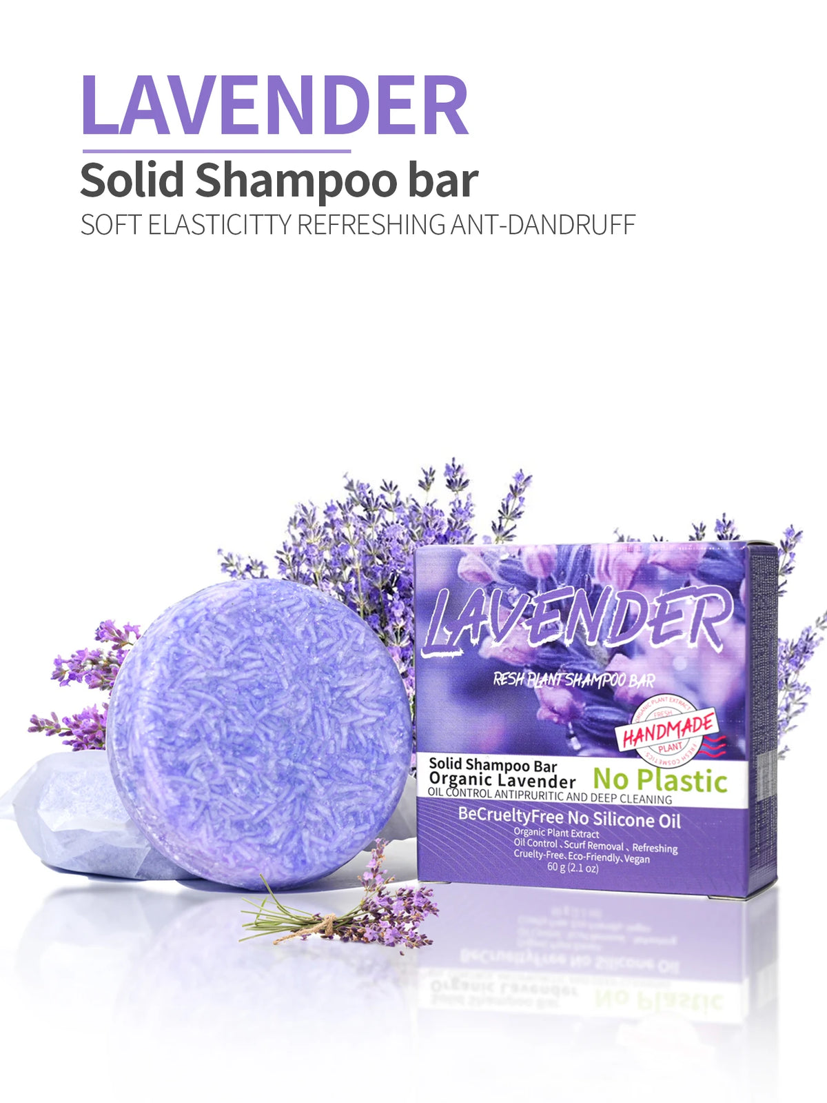 Provence lavender Essential Oil Shampoo Soap Handmade Hair Care Soap Solid Shampoo And Cleaning Soap Self Labeled