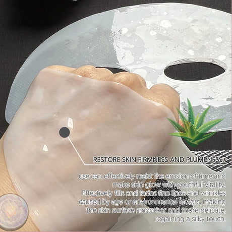 Bio Collagen Face Mask 1/3/ 5/10pcs, Deep Hydrating, Pore Minimizing, Moisturizing Overnight Mask for All Skin Types 