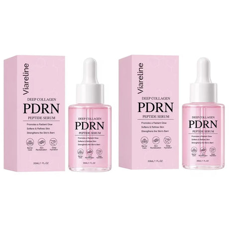 Collagen PDRN Peptide Serum For Barrier Repair Hydrating Revitalizing Anti Aging Formula Brightening Face Glow Treatment Essence
