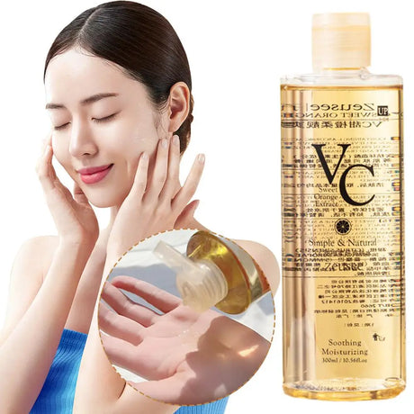 Product Vitamin C Skincare Products VC Toner Refreshing Lotion Hydrating Rejuvenating Wet Skin Tone Compress Care Skin Esse B5J9