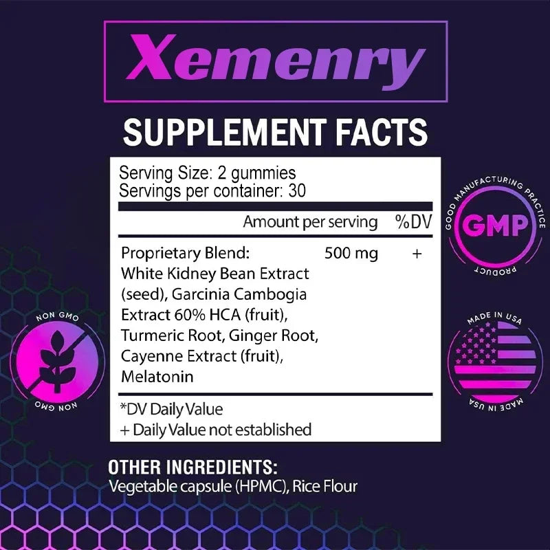 Nighttime Metabolism Gummies - Tone Up Capsules for Bloating & Metabolism, Appetite Suppressant