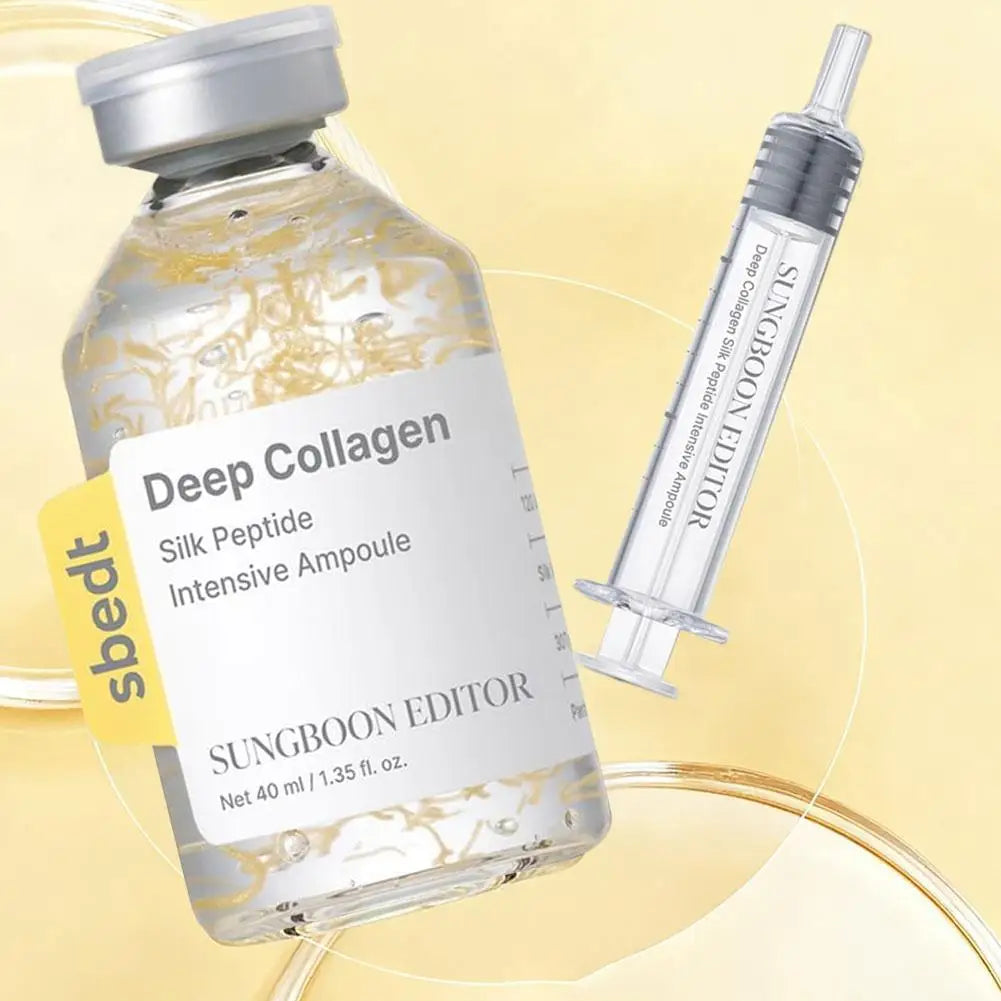 Collagen Silk Peptide Peptide Pink PDRN Glow Intensive Ampoule Intensely Hydrating, Lifting And Firming Increase Skin Elasticity