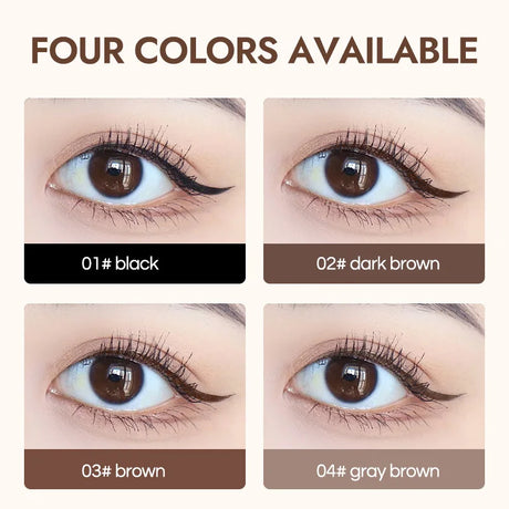 GECOMO Liquid Eyeliner 0.01mm Super Slim Waterproof Quick Dry Long Lasting Color No Smudging Eyeliner Pencil