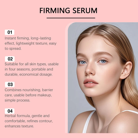 NAD+ Firming Serum Collagen Extract & Peptides Facial Serum Improve Skin Elasticity for Smoother Suitable for All Skin Types30ml