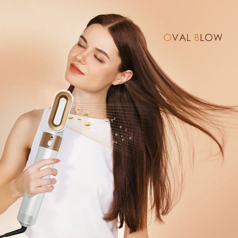 5 in 1 Hair Dryer Brush Hot Comb Set Professional Curling Iron Hair Straightener Styling Tool For Professional Hair Dryer