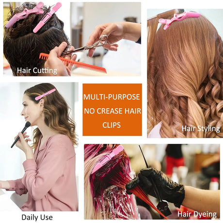 12Pcs Hair Clips for Styling Sectioning,Wide Teeth Design Professional Salon Alligator Hair Clips for positioning, perming