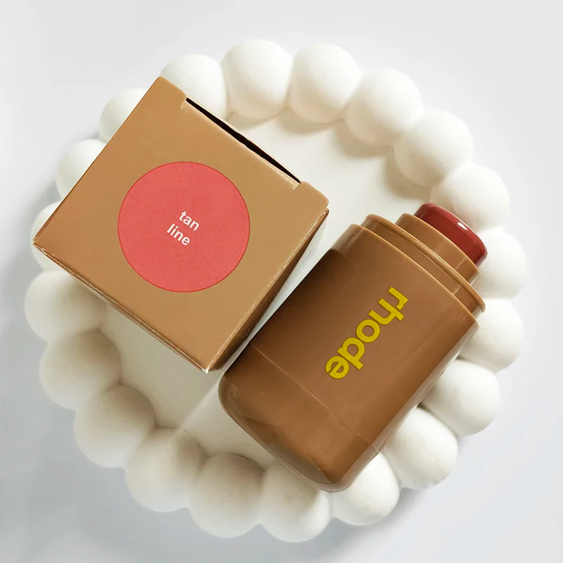 Popular Cosmetics Brand Rhode Pocket Blusher Stick Smooth Easy Apply Portable Lip Cheek Dual-use Rouge Cream Makeup Bubble Bag