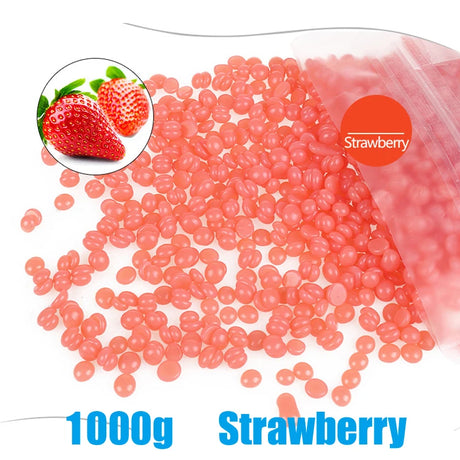 1000g/400g/50g Hot Wax Hair Removal Depilatory Waxing Wax Beads For Wax Heater Painless for Body Hairs Removal Beans