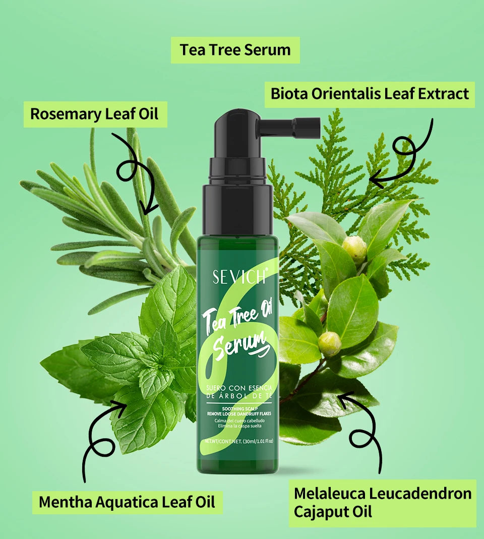 Tea Tree Essence Shampoo Hair Conditioner Set Deep Cleaning Moisturizing Scalp Strengthening Nourish Shiny Anti Hair Loss Care