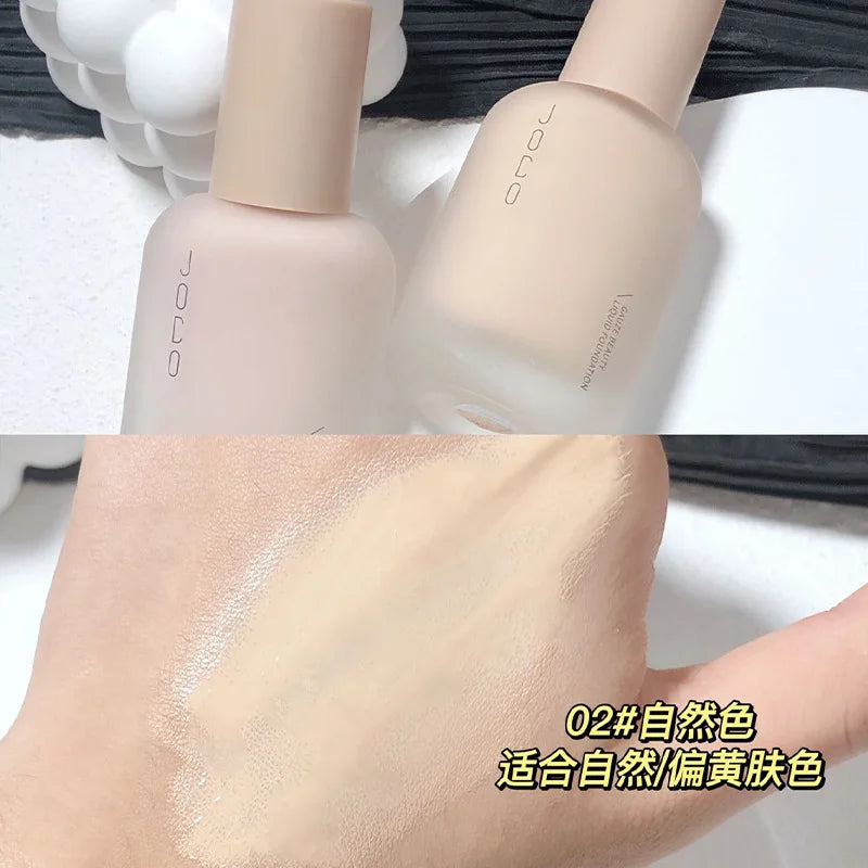 JOCO Liquid Foundation Oil Control Moisturizing Makeup Concealer Refreshing Natural Clear Waterproof Longlasting Face Makeup Hot