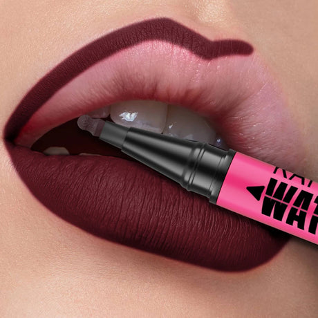 Lip Liner Waterproof, Sweatproof, Matte Multi-color Correcting Liquid Lipstick Pen Sexy Red Brown Lip Makeup for Women Gifts