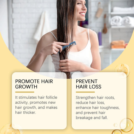 Honey Hair Oil Repair Dry Scalp Damaged Fragile Hair Helps Prevent Hair Loss Breakage Mild Formula Protects Health Hair 10ml