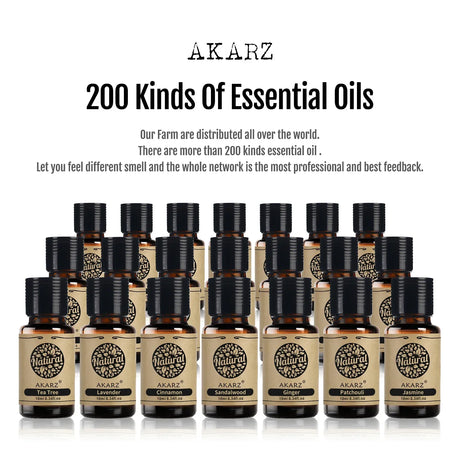AKARZ Rose Essential Oil Natural for Skin Body Hair Care Diffuser Candle Soap Making DIY Massage Aroma