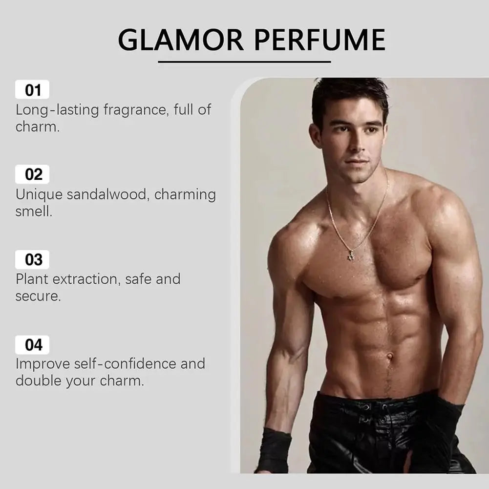 Portable Men's Body Fragrance Spray,Long Lasting Enhance Attractiveness & Confidence Dating Fragrance Body Spray, Rich Layered