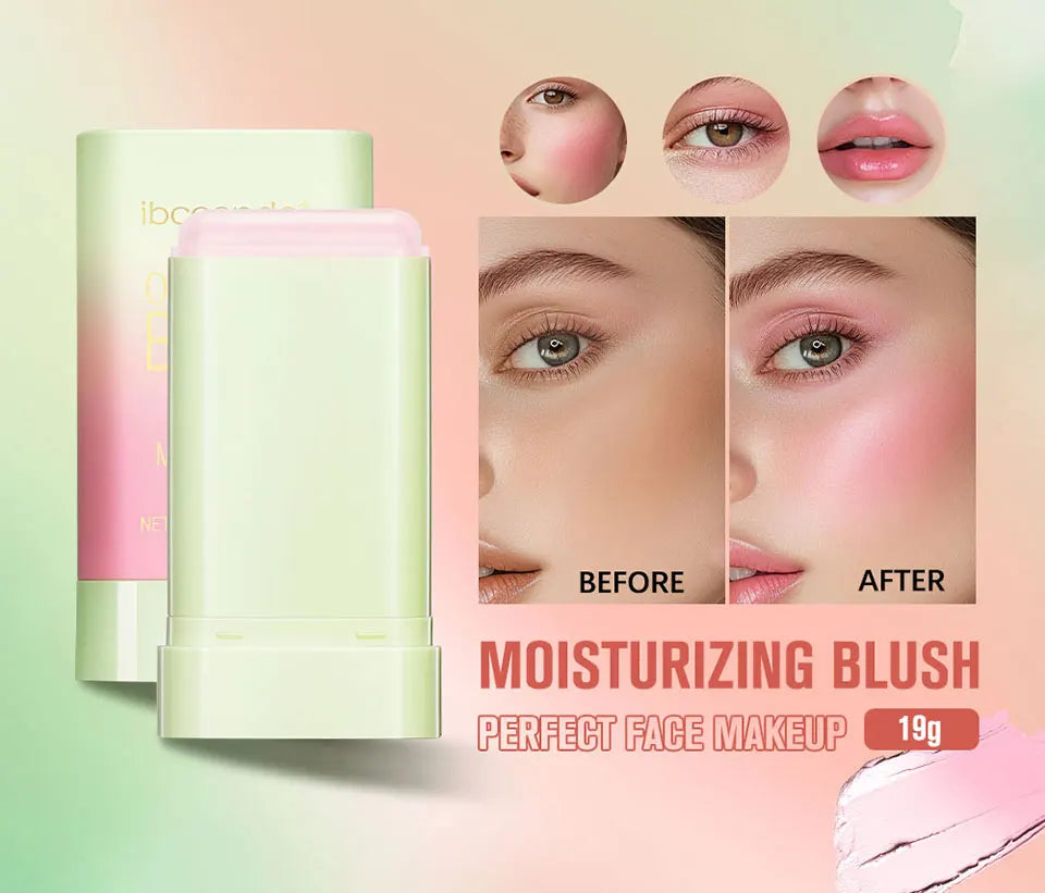 Temperature Change 3-in-1 Cheek Lip Tinted pixiBlush Stick Temperature Change Blush Makeup Products Cosmetic Palette Stick Face
