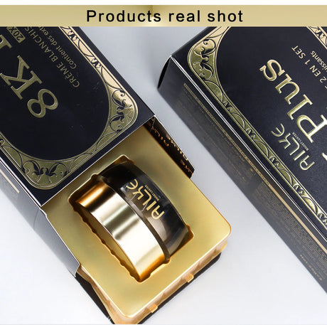 AILKE Whitening Face Cream, Day and Night Facial Cream, Lightening with Kojic Acid, Reduce Wrinkles, Freckles, Black Spots