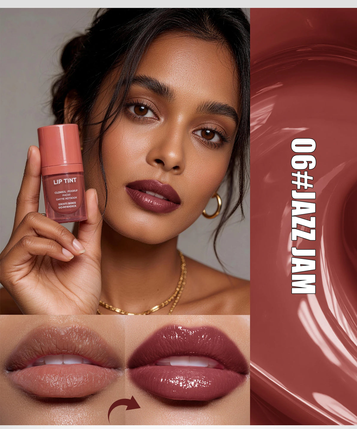 Velvet Lip Gloss Matte Lip Tint Waterproof Non-stick Cup Anti-fade Moisturizing Long Lasting Plump Lip Makeup