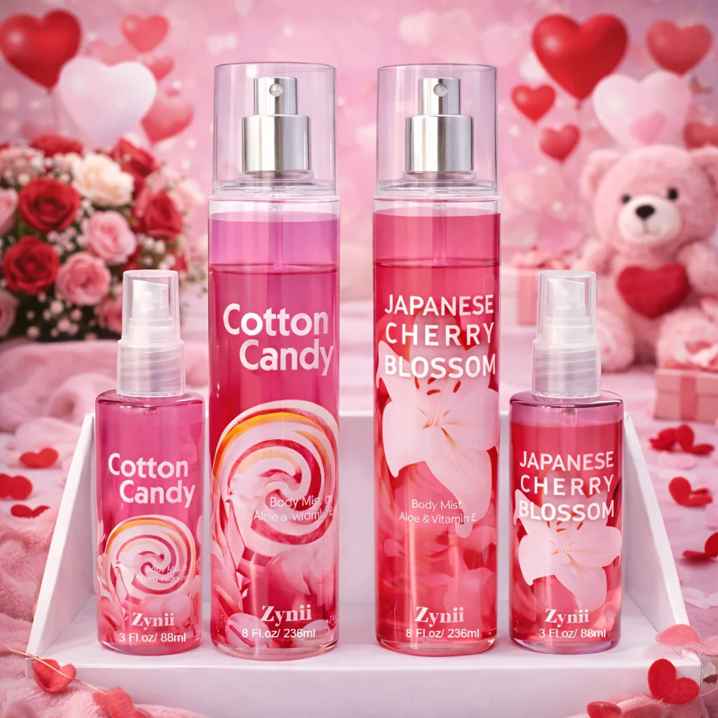 3/4pcs 20 Scents Women'S Hair And Body Fragrance Mist 4-Pack (8.4Oz/Pcs) - Floral Fruity Long-Lasting Body Spray for Daily Use