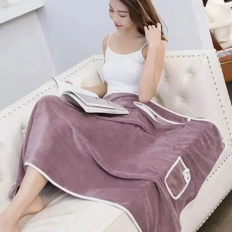 Women's Bath Towel Wearable 140x85cm - Quick Dry Spa&Beach Wrap with Anti-Slip Design for Shower Gym Yoga Fast-drying Convenient