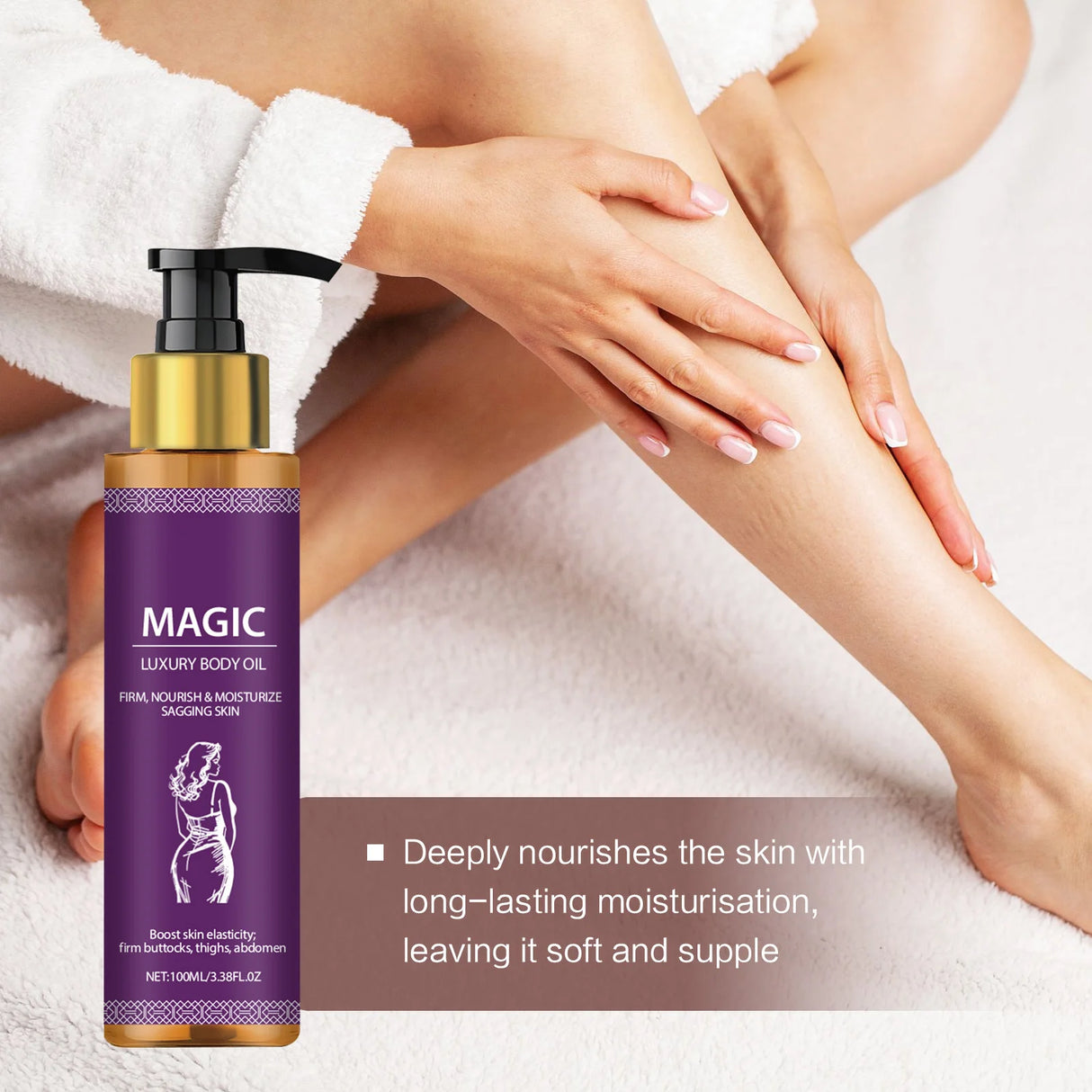 Tightening Body Oil Lightening Improve Dry Brightening Nourishing Lifting Firming Smooth Anti Cellulite Skin Care Massage Care