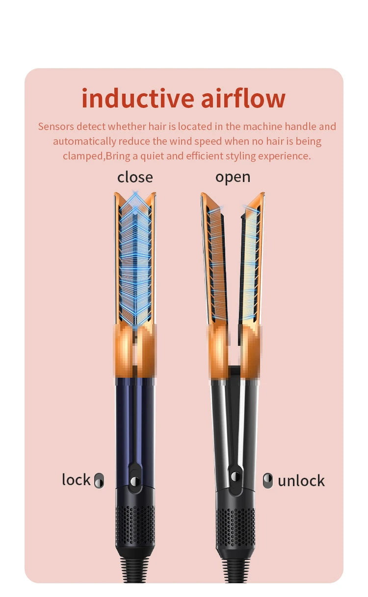 Hair straightener HT01 hair dryer Huaqiangbei straight board clamp straight hair negative ion does not damage hair dry and wet