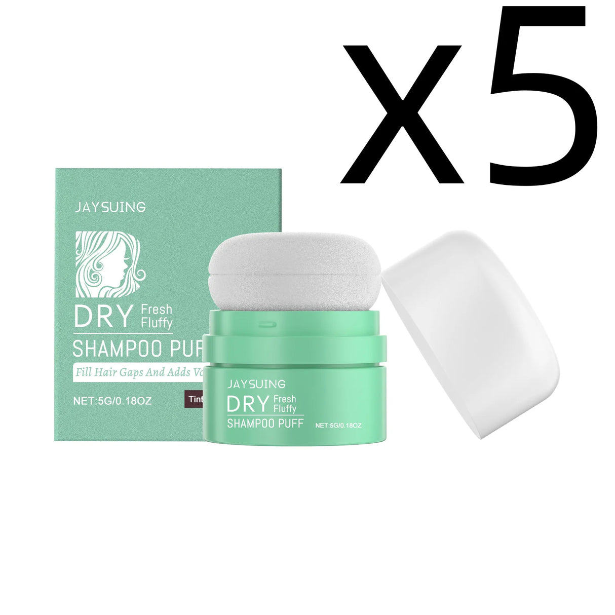 Matte Dry Shampoo Puff Instant Oil Control Lift Root Fluffy Hair Refresh Scalp Portable Matte Finish Hair Care Dry Hair Powder