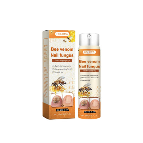 Bee Venom Nail Fungus Repair Spray Gray Nail Treatment Onychomycosis Paronychia Removal Relieve Foot Odor Hand Foot Nail Care