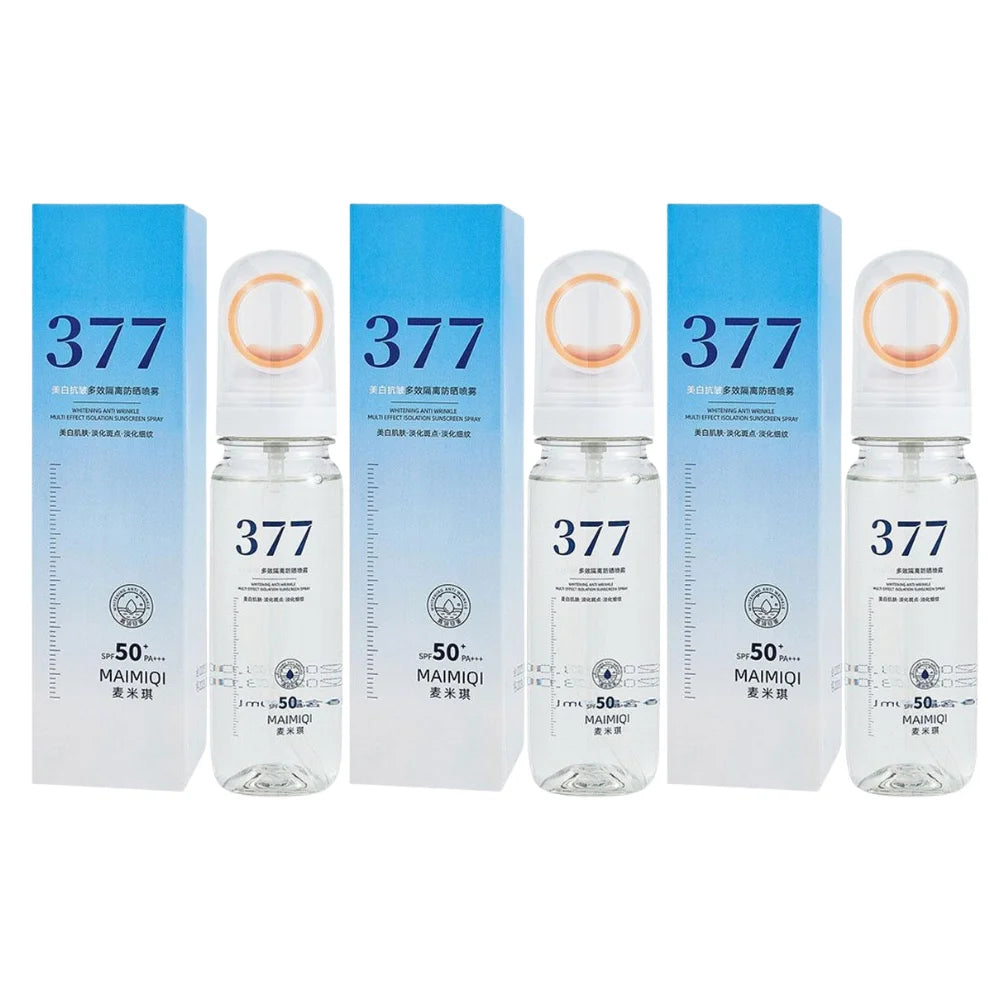 377 Deep Repair Sunscreen Spray Spf50 Plus Effective Isolation Uv Rays Brighten Complexion And Improve Facial Skin Condition