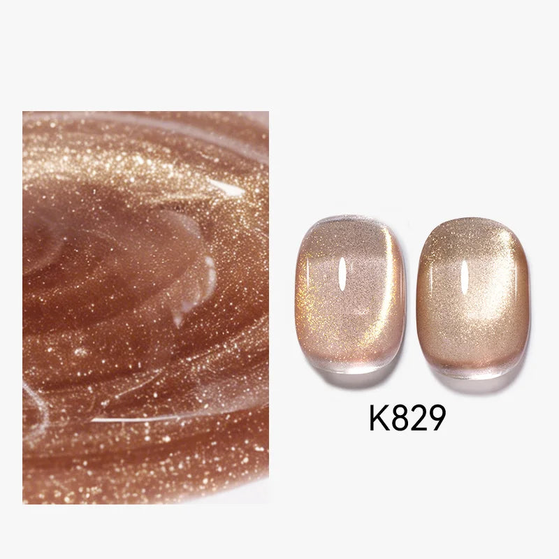 MAYCHAO Cat Eye Magnetic Gel Nail Polish Glitter Effect Semi Permanent Soak Off UV Gel Varnish Manicure For Nail Art