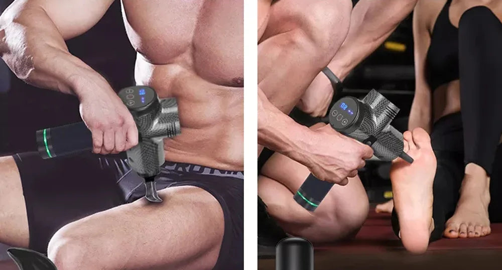 Massager Body Neck Back Deep Tissue Muscle Relaxation Pain Relief Fitness Fascial Massage Gun Electric Percussion Pistol