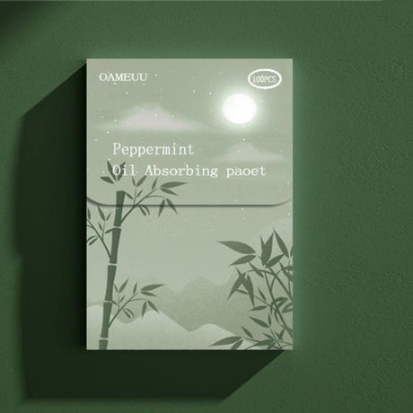 100pcs Face Oil Control Cleaning Wipes Oil Control Face Absorbent Paper Absorbing Sheet Oily Matting Tissues Face Cleaning Paper