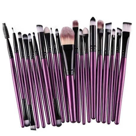 20Pcs Makeup Brush Set Beauty Makeup Concealer Brush Blush Loose Powder Brush Highlighter Foundation Eye Shadow Brush Tools
