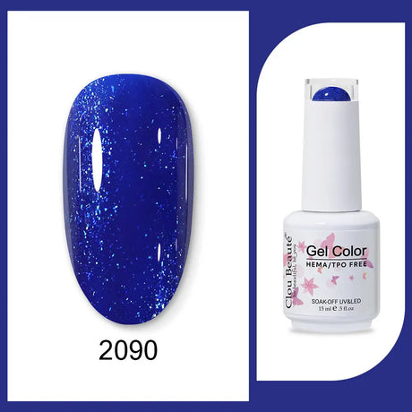 Clou Beaute 15ml HEMA TPO FREE Gel Nail Polish Bright Dark Army Green Gel Lacquer Semi Permanent Art Organic Nail Gel Varnish