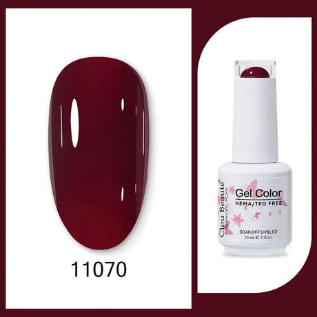 Clou Beaute 15ml HEMA TPO FREE Gel Nail Polish Bright Dark Army Green Gel Lacquer Semi Permanent Art Organic Nail Gel Varnish