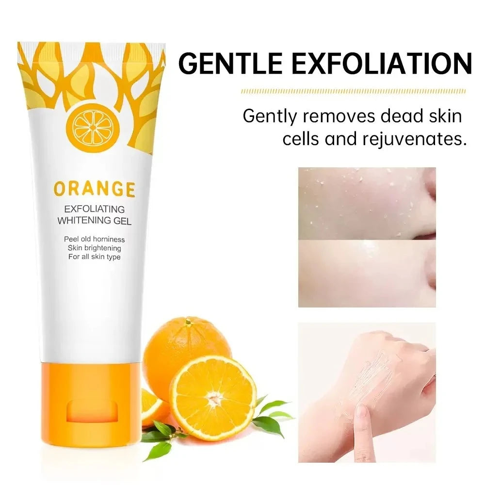 Orange Exfoliating Gel Dead Spot Remover Brighten Peeling 50g Gentle Repair Scrub Whiten Hydrating Moisturizer Korean Skin Care