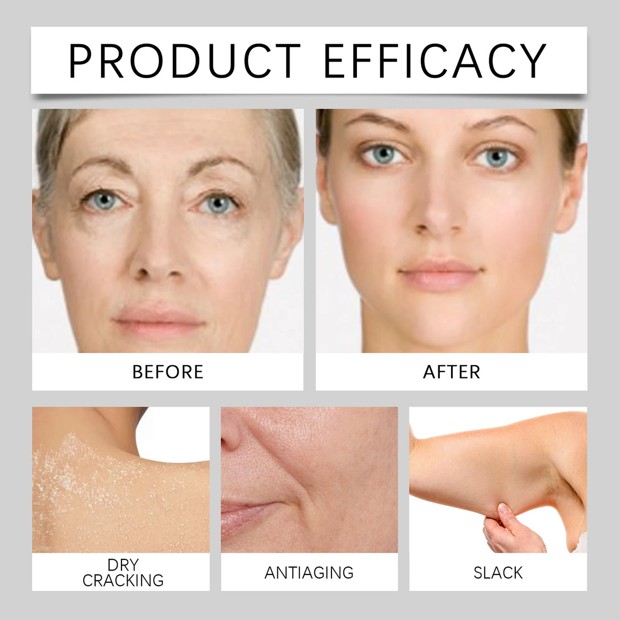 Castor Oil Firming Face Cream Fade Fine Lines Improve Sagging Promote Skin Elasticity Long-Lasting Moisturizing Facial Skin Care