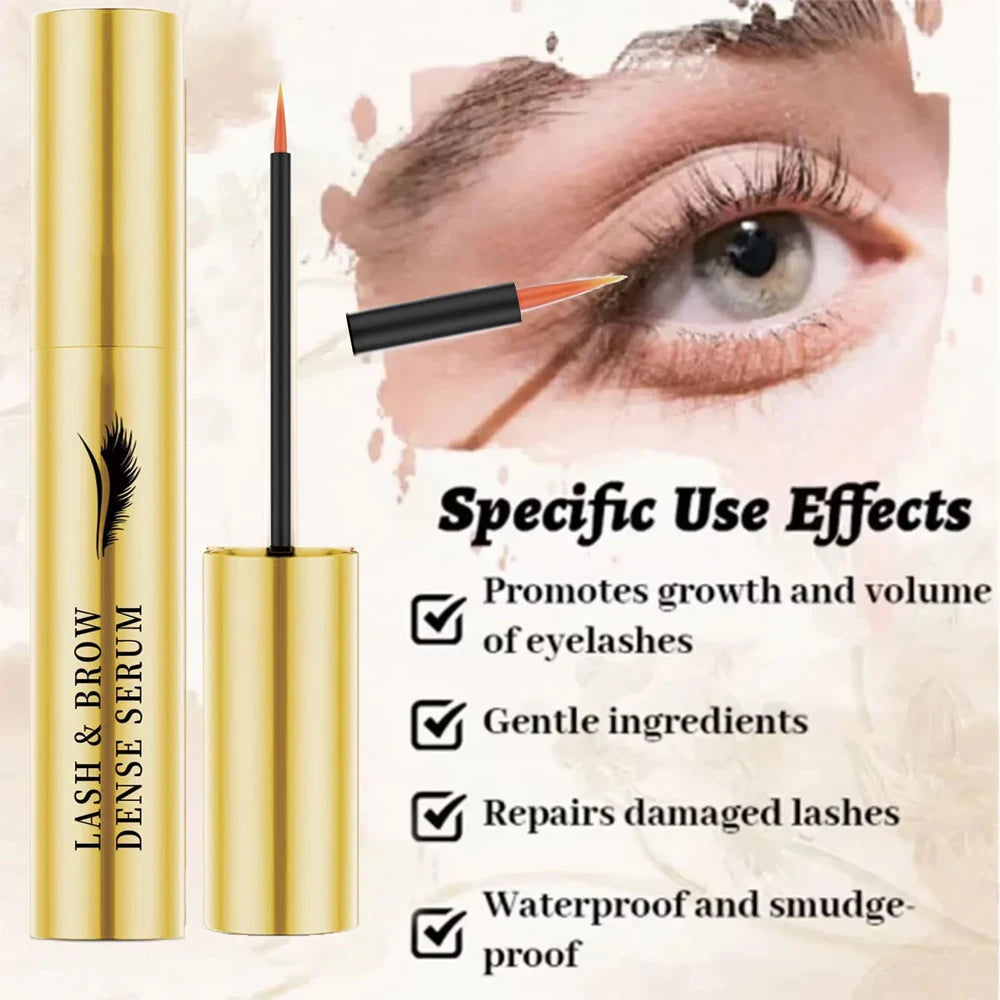 Fast Eyelash Growth Serum Natural Eyelashes Enhancer Longer Thicker Eyebrows Lift Essence Fuller Lashes Eye Care Korean Cosmetic