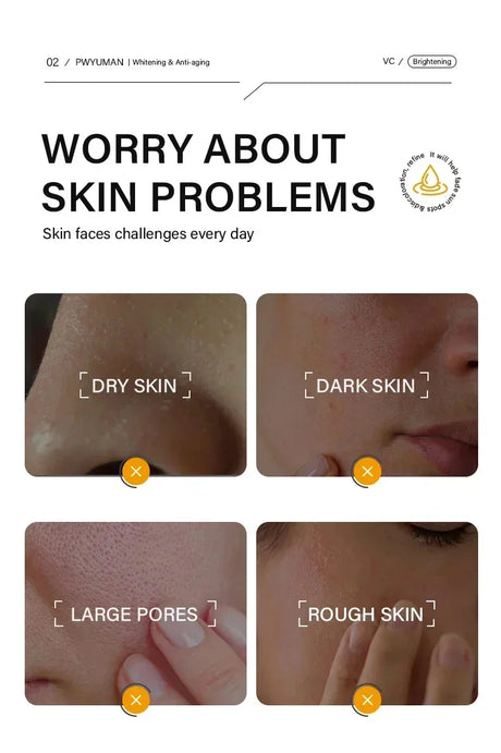 Dark Spots Remover Whitening Face Set Freckle Melanin Correcting Reduce Fine Lines Brighten Essence Korean Beauty Skin Care 