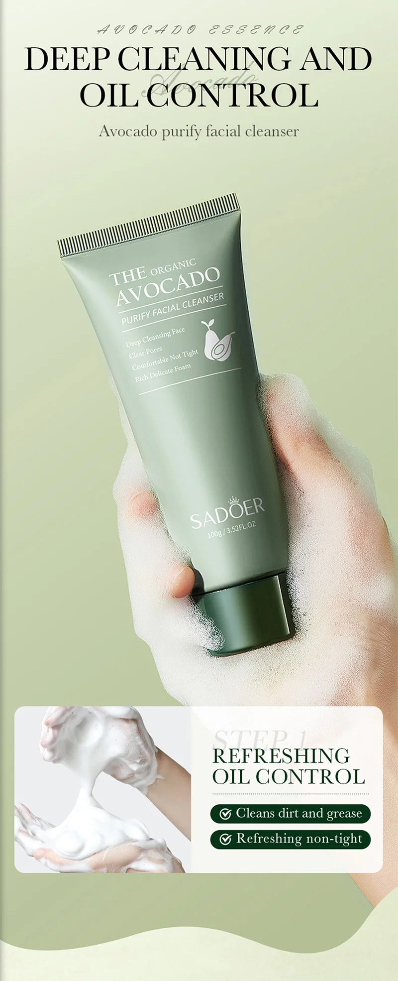 Avocado Skincare 6-Piece Set Includes Nourishing And Moisturizing Eye Cream, Face Cream, And Anti-Wrinkle Skincare Products.